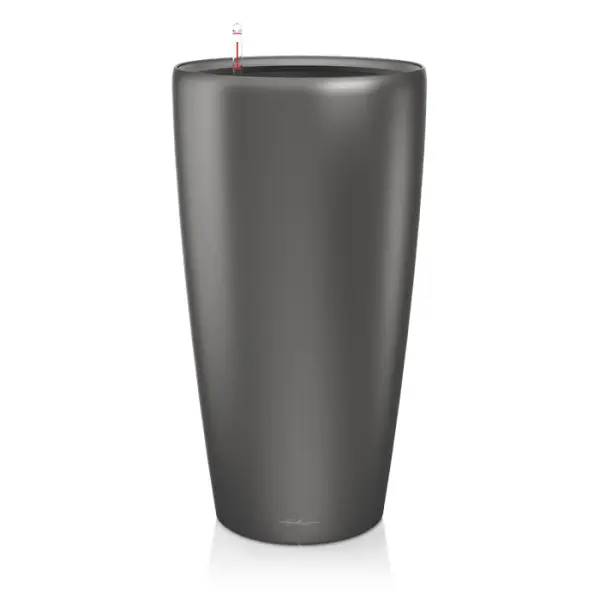 Pot Rondo, coloris anthracite métallisé D.32cm