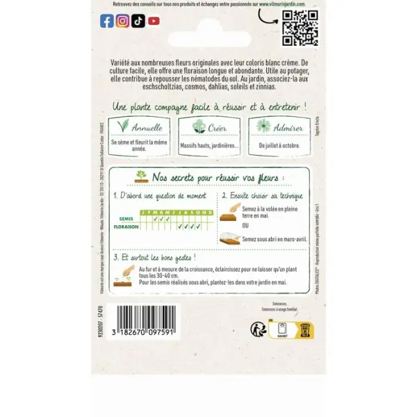 Rose d’Inde Kilimandjaro 0,2 g