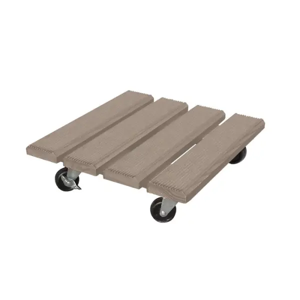 Roule-pot Roulbac couleur 30 x 30 cm - Coloris Taupe