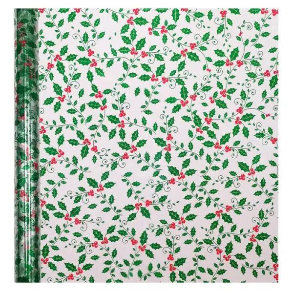 Rouleau de papier cadeaux transparent imprimé - 200X70 cm