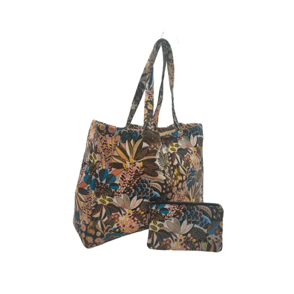 Sac avec pochette Pharaon 33x42 cm - bordeaux