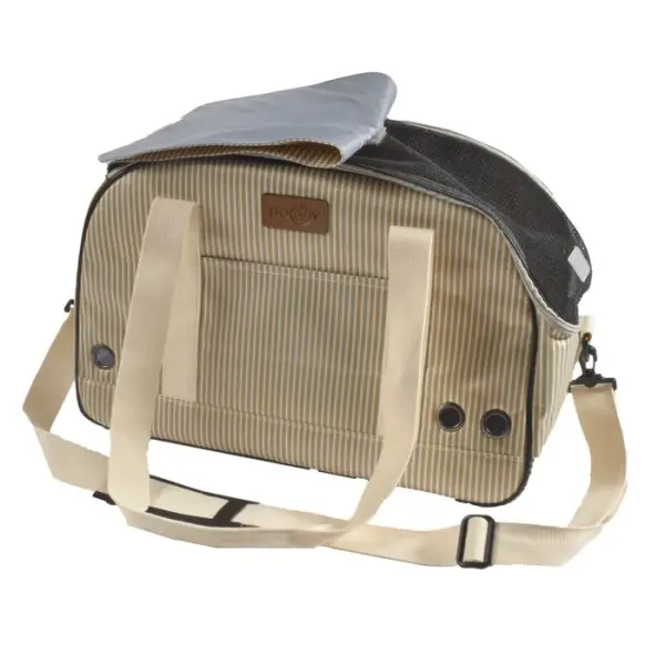 Sac de transport Tennis beige 45x18x30 cm