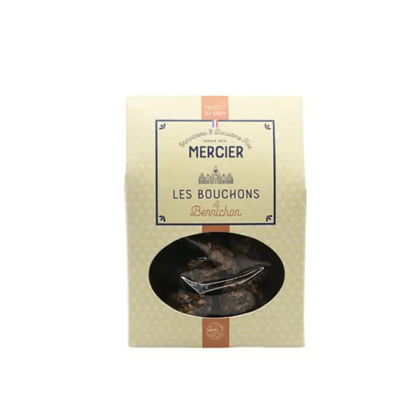Sachet de bouchons berrichons, chocolat noir - 140g