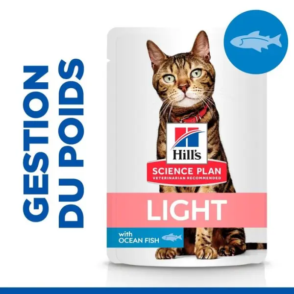 Sachet chat Adulte Light multipack 12 x 85g