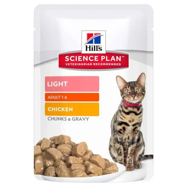 Sachet chat Adulte Light multipack 12 x 85g