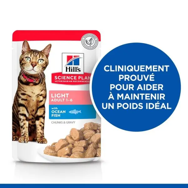 Sachet chat Adulte Light multipack 12 x 85g