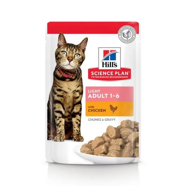 Sachet chat Adulte Light multipack 12 x 85g