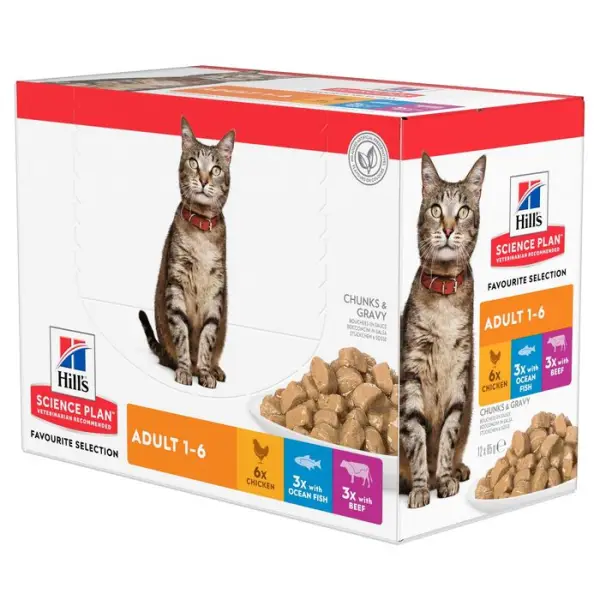 Sachet chat Adulte multipack 12 x 85g