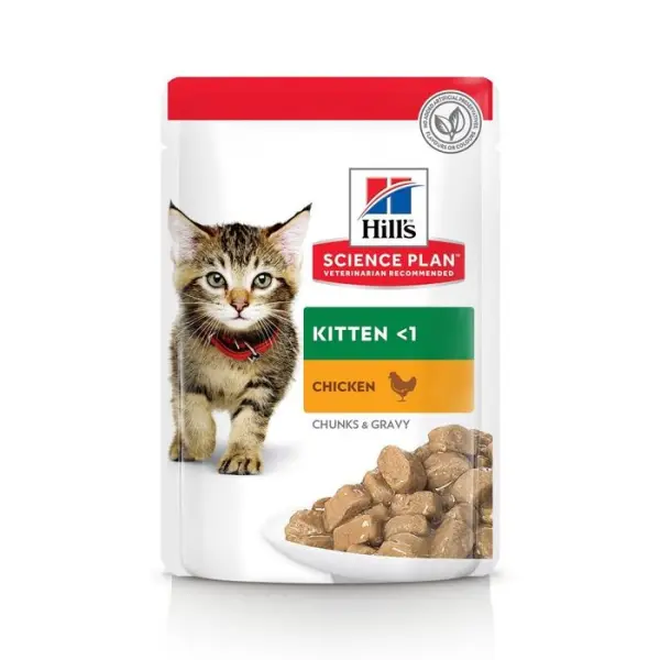 Sachet chaton multipack poulet et poisson 12 x 85g