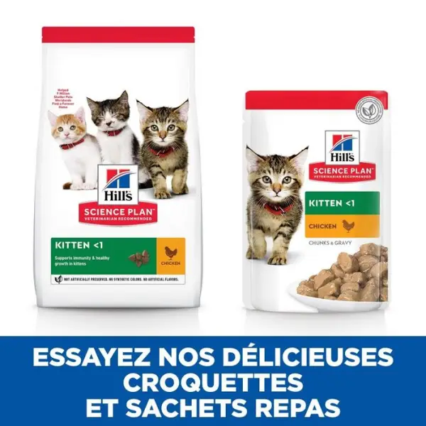 Sachet chaton multipack poulet et poisson 12 x 85g