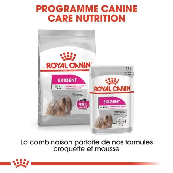 Sachet Exigent en mousse pour chien à l'appétit difficile - 85 g x 12
