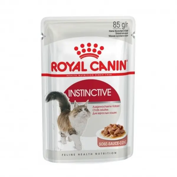 Bouchées en sauce pour chat Adulte Instinctive 12x85g