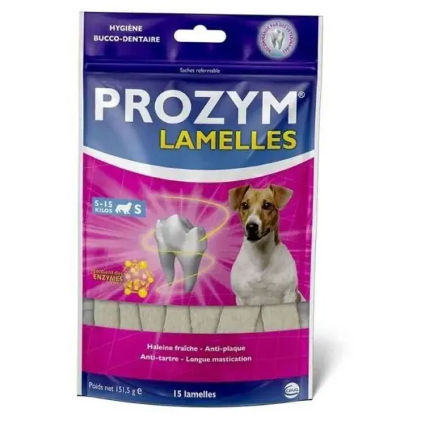Lamelles S, hygiène bucco-dentaire du chien de 5 à 15 kg - x15