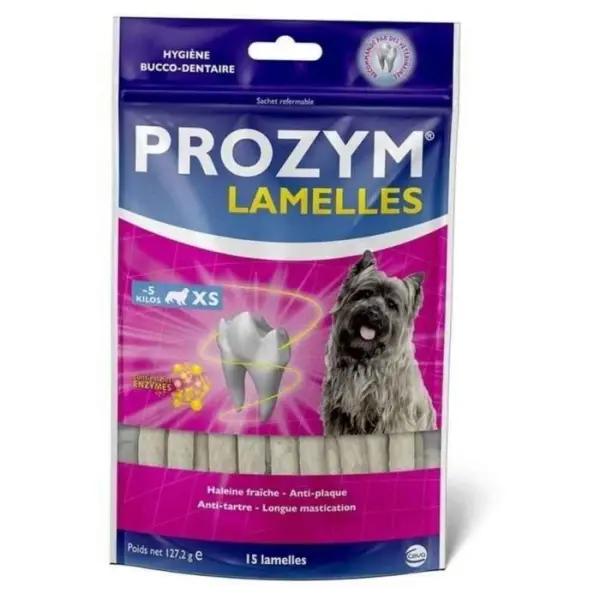 Lamelles XS, hygiène bucco-dentaire du chien de moins de 5 kg - x15