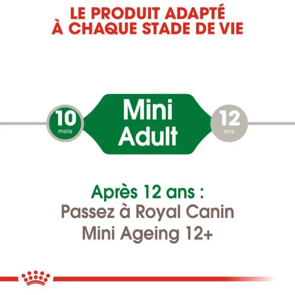 Sachet Mini mousse pour chien petite taille 10 mois-8 ans - 85 g x 12