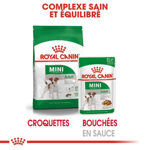 Sachet Mini mousse pour chien petite taille 10 mois-8 ans - 85 g x 12