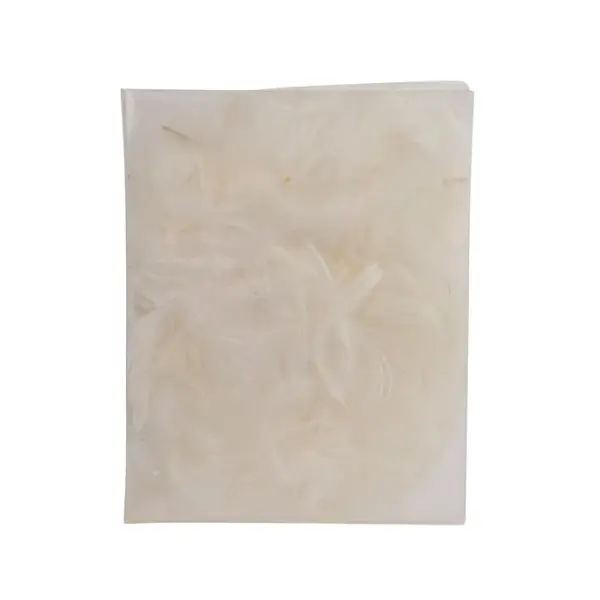 Sachet de plumes, coloris blanc - 5g