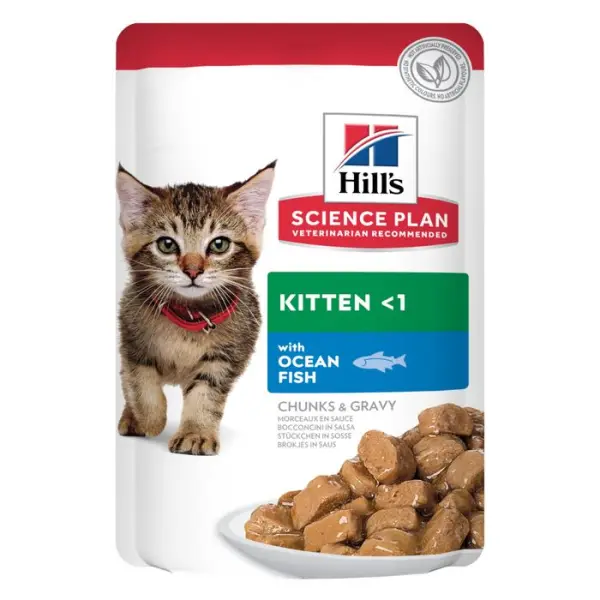 Sachet repas pour chaton, au poisson - 85g