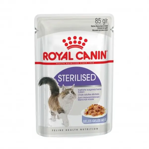 Gelée chat stérilisé de 1 à 7 ans Sterilised 12x85g