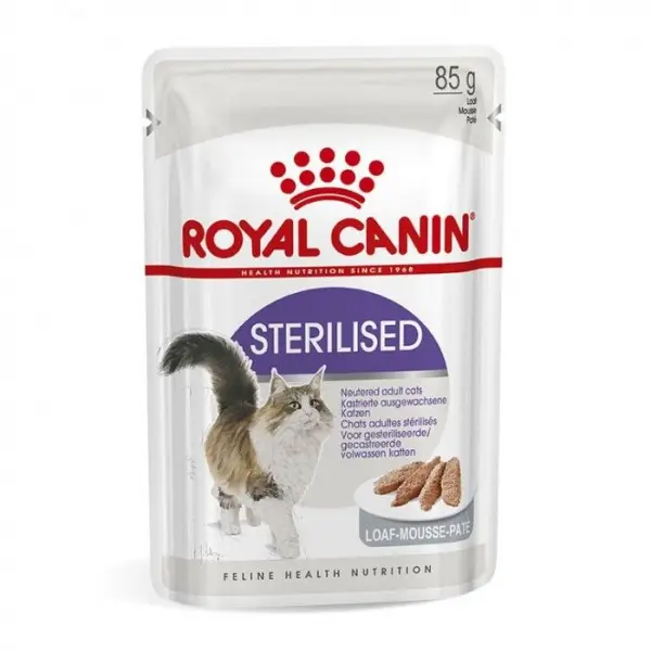 Mousse chat stérilisé de 1 à 7 ans Sterilised 12x85g