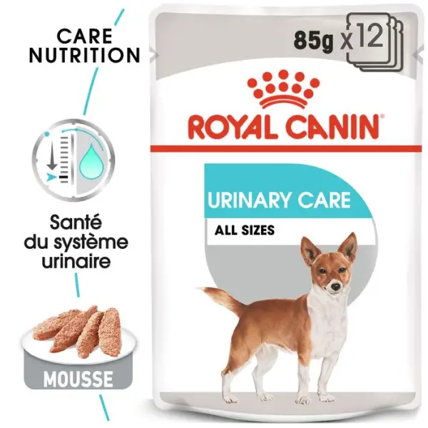 Sachet Urinary Care en mousse pour chien à sensibilité urinaire - x 12