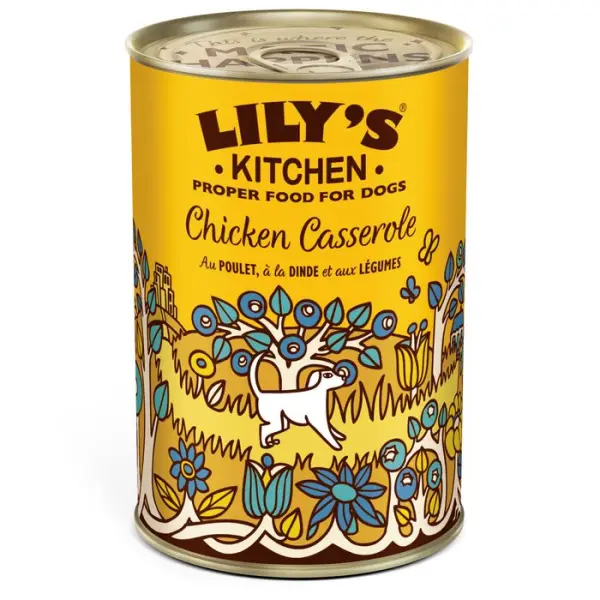 Pâtée pour chien : Chicken Casserole, poulet, dinde, légumes - 400g