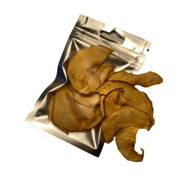 Chips de pomme bio pour crevettes