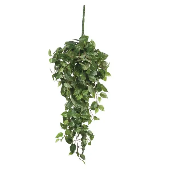Mica decorations fausse plante - chute de scindapsus artificielle - h80 cm - vert