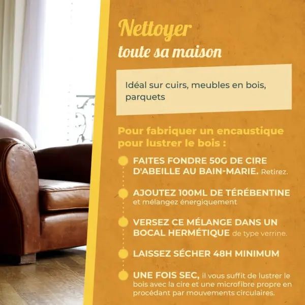 Cire d'abeilles 250g Ecocert