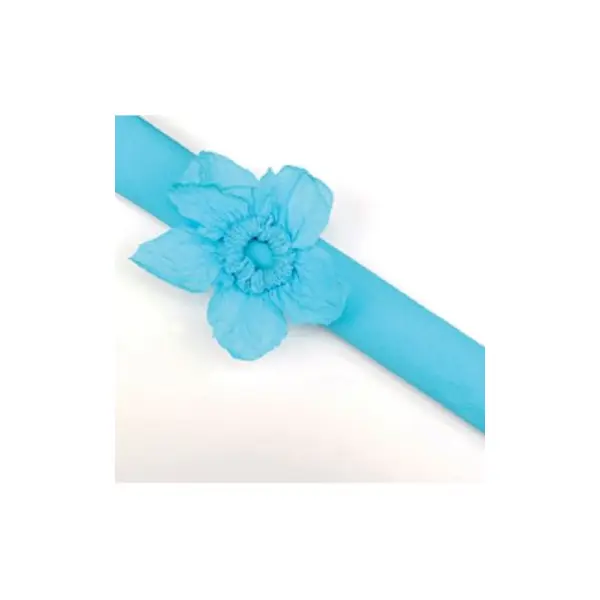 Rouleau papier crépon 10m – Bleu Turquoise