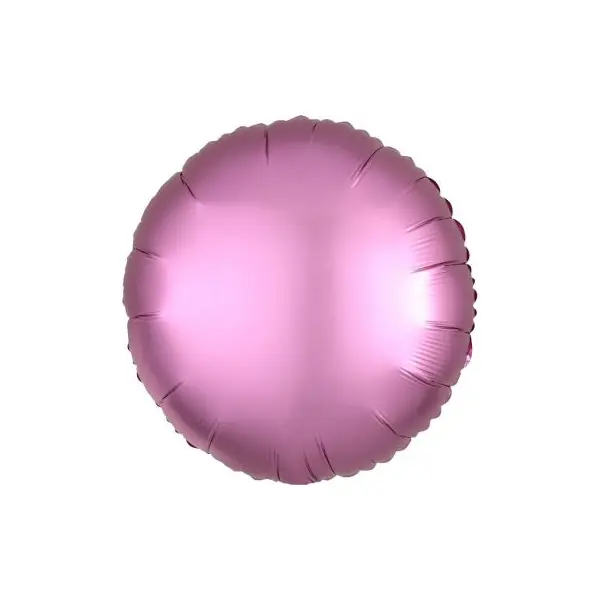 Ballon Hélium Rond Satiné Rose