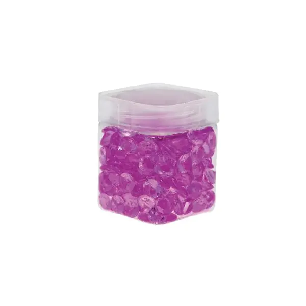 Perles de pluie diamants 110 gr - Fuchsia