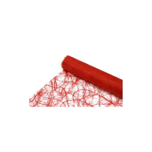 Chemin de Table Intissé 30 cm x 5 M - Rouge