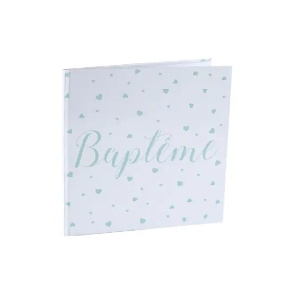 Livre d'Or Baptême - Vert Menthe