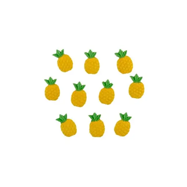 Sachet de 10 Ananas Adhésifs - Tropical