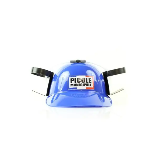 Casque Anti-Soif Bleu "Picole Municipale"