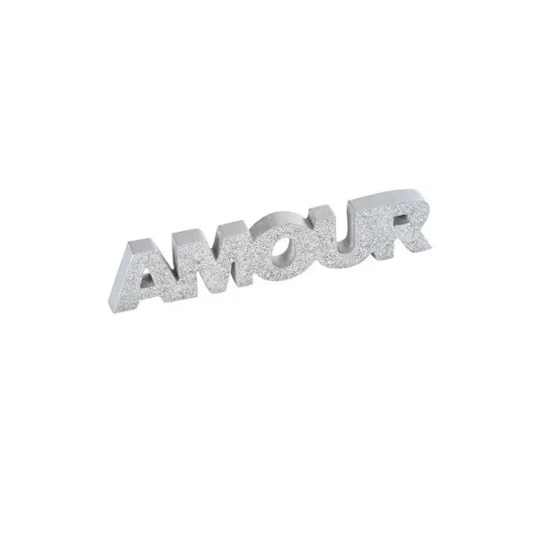 Décoration Mot "Amour" - Argent