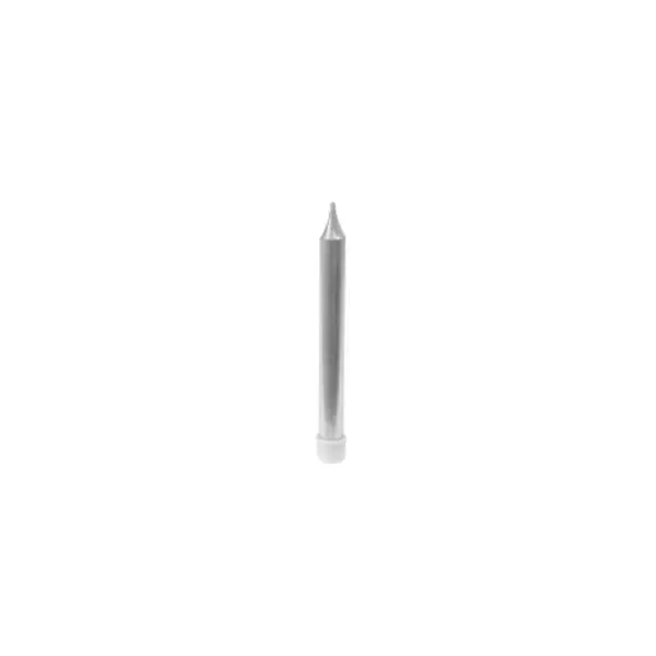 Sachet de 10 Bougies d'Anniversaire et Bobèches - Argent