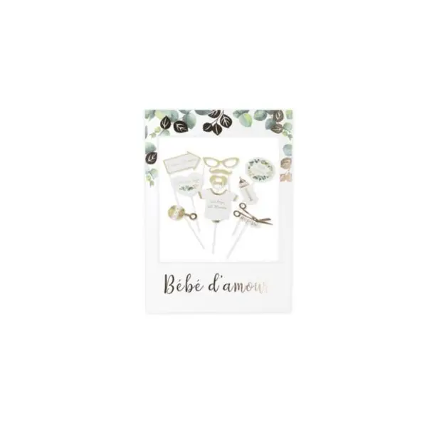 Kit Photobooth - 10 Pièces - Bébé d'Amour