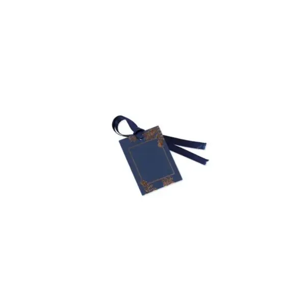 Étiquette Fougère Bleu Marine x 10