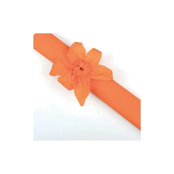 Rouleau papier crépon 10m – Orange