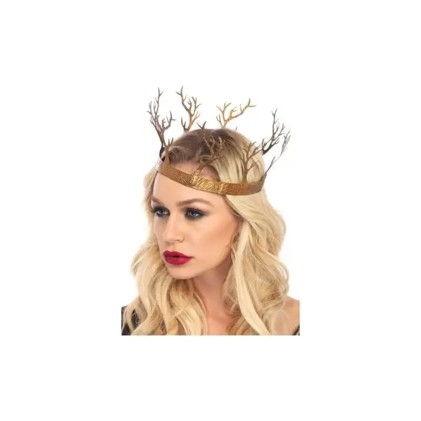 Couronne Métal - Reine de la Forêt Fantastique - Adulte