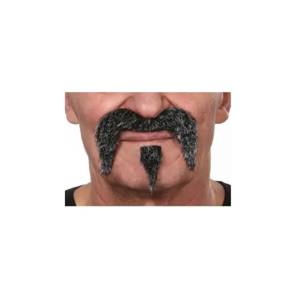 Moustache et bouc "Far West" - Poivre et Sel
