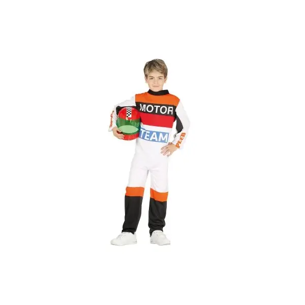 Déguisement Pilote de Moto Garçon - Taille au Choix