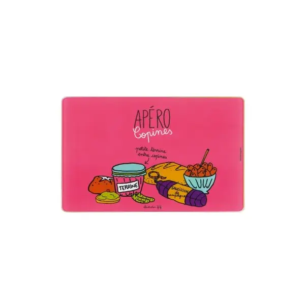 Planche à Charcuterie et son Couteau Apéro Copines - Derrière La Porte