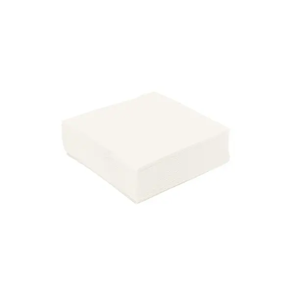 100 Serviettes Ouate de Cellulose - Blanc