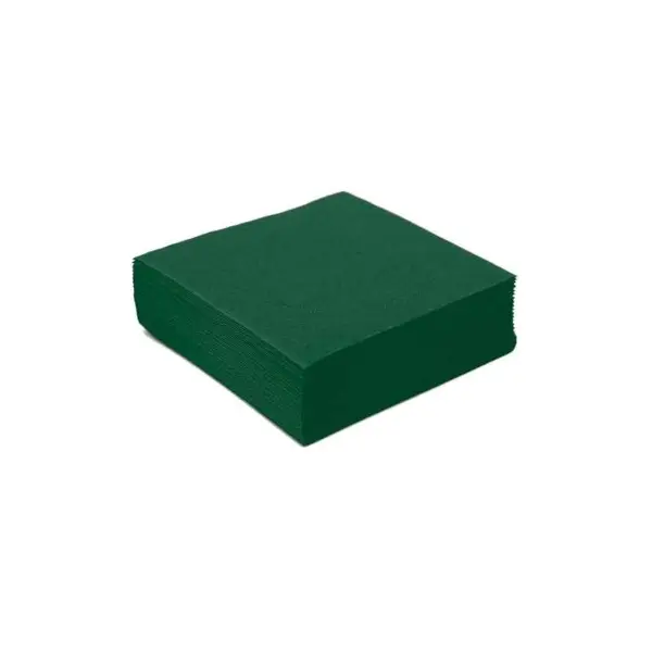 Sachet de 50 serviettes Cocktail - Vert Sapin