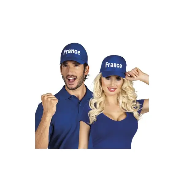 Casquette Bleue de Supporter France - Taille Réglable
