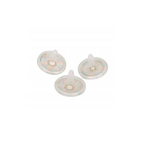 Sachet de 8 Toupies - Spirales Phosphorescentes