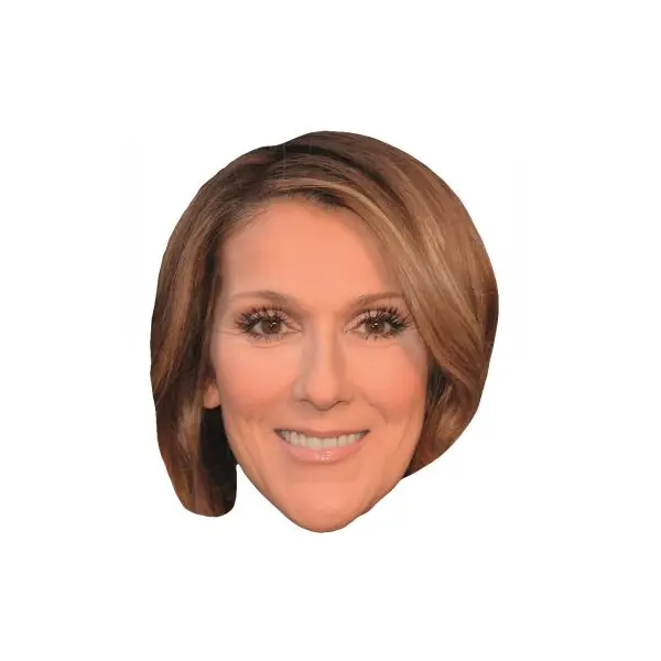 Masque Carton Céline Dion